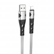 Кабель для Apple Hoco U105 (USB - lightning) (серый) — 1