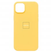 Чехол-накладка [ORG] Soft Touch для Apple iPhone 14 Plus (212190) (желтая) — 1