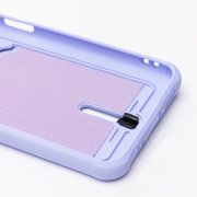 Чехол-накладка - SC304 с картхолдером для Xiaomi Redmi Note 10 (темно-фиолетовый) — 3