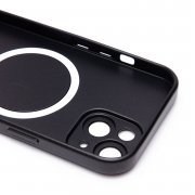 Чехол-накладка Matte SafeMag для Apple iPhone 15 (черная) — 3