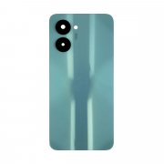 Задняя крышка для Realme C33 (голубая) премиум — 2