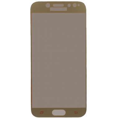 Защитное стекло для Samsung Galaxy J7 (2017) J730F (полное покрытие)(золото) — 1