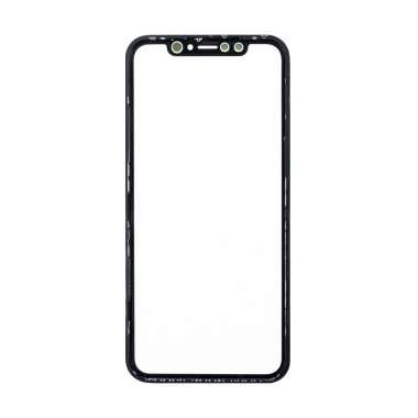 Стекло для Apple iPhone XR с пленкой OCA (черное) &mdash; 4