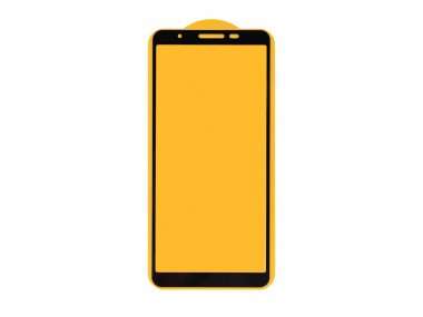 Защитное стекло для Samsung Galaxy A01 Core (A013F) (полное покрытие) (черное) — 1