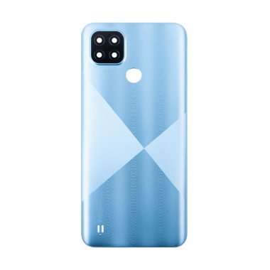 Задняя крышка для Realme C21 (голубая) — 2