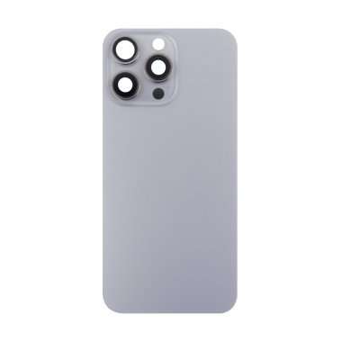 Задняя крышка для Apple iPhone 15 Pro Max (серая) Премиум &mdash; 2