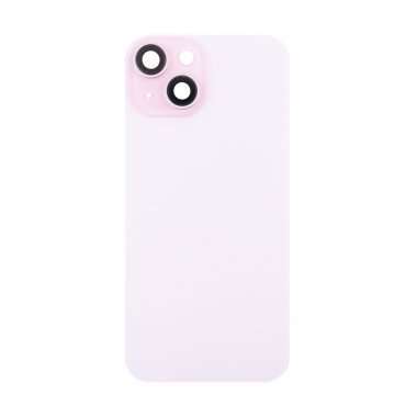 Задняя крышка для Apple iPhone 15 (розовая) Премиум — 2
