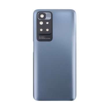 Задняя крышка для Xiaomi Redmi 10 (серая) премиум — 2