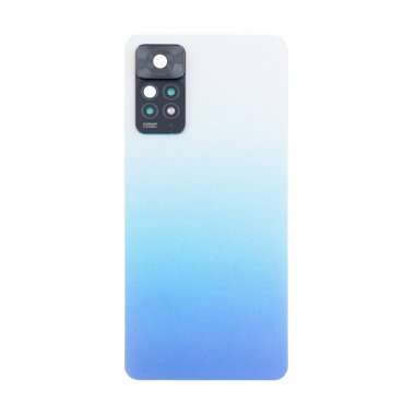 Задняя крышка для Xiaomi Redmi Note 11 Pro 4G (голубая) премиум — 2
