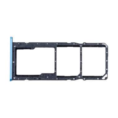 Контейнер SIM для Realme C11 2021 (синий) — 2