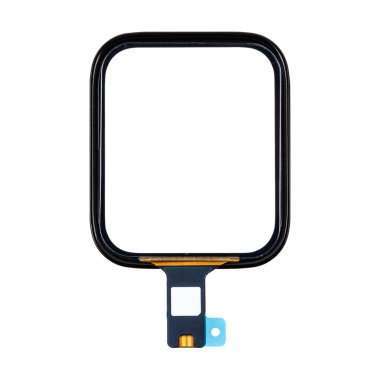 Стекло с тачскрином для Apple Watch SE 2022 44 mm в сборе с OCA пленкой (черное)