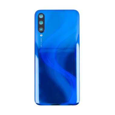 Задняя крышка для Xiaomi Mi A3 (синяя) Премиум — 2