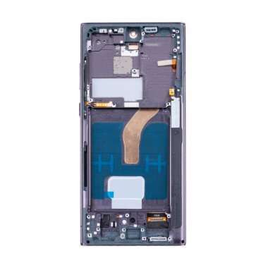 Дисплейный модуль с тачскрином для Samsung Galaxy S22 Ultra (S908B) (черный) (TFT)