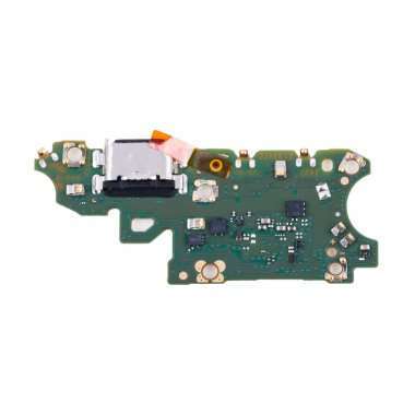 Шлейф для Huawei Honor X8c плата на системный разъем/микрофон премиум &mdash; 1